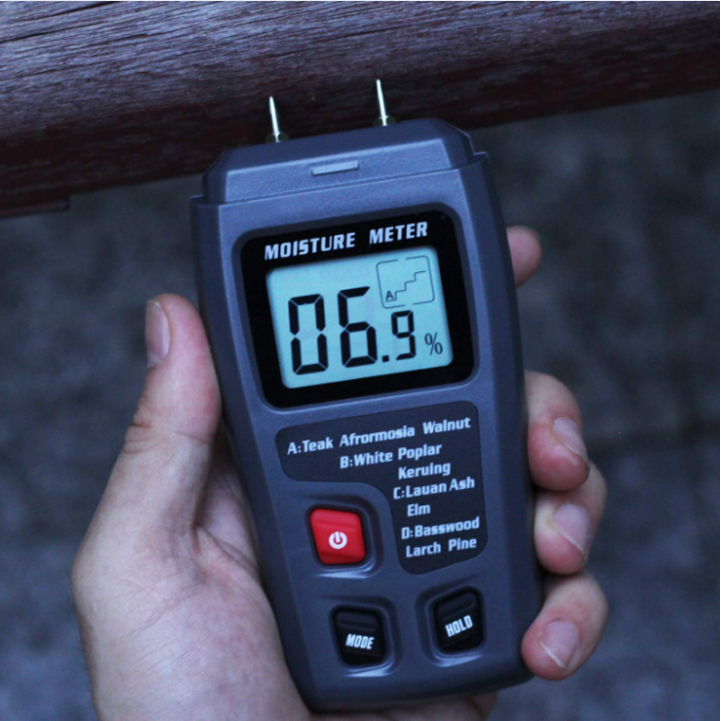 Digital LCD Wood Meter Detector Tester Wood Firewood Paper Cardboard
