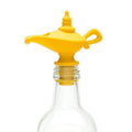 Oil Pourer And Stopper, Wine Pouring Device,Silicone Oil Pour Spout For Olive Oil, Aladdin Lamp Design Oil Dispenser Bottle Stopper