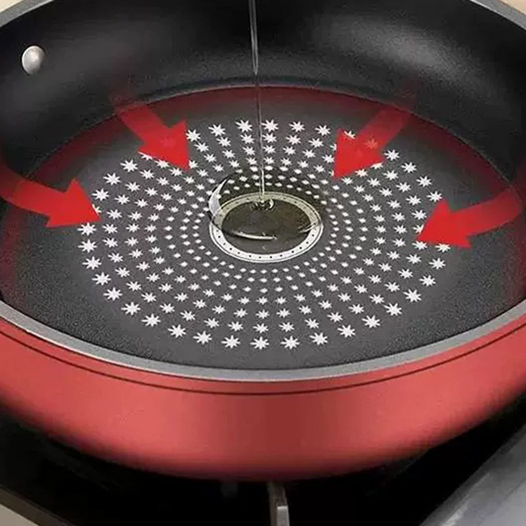 10.24 Inch Frying Pan Dishwasher Safe Gas Range Induction Cooker Compatible Anti Stick Cast Iron Skillet For Frying Eggs Steaks Pancakes Breakfas
