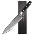 In Stock 8-inch Premium Damascus Steel 67-layer Kitchen Chef Sashimi Knife With ABS Handle, Three Rivets, Gift Box