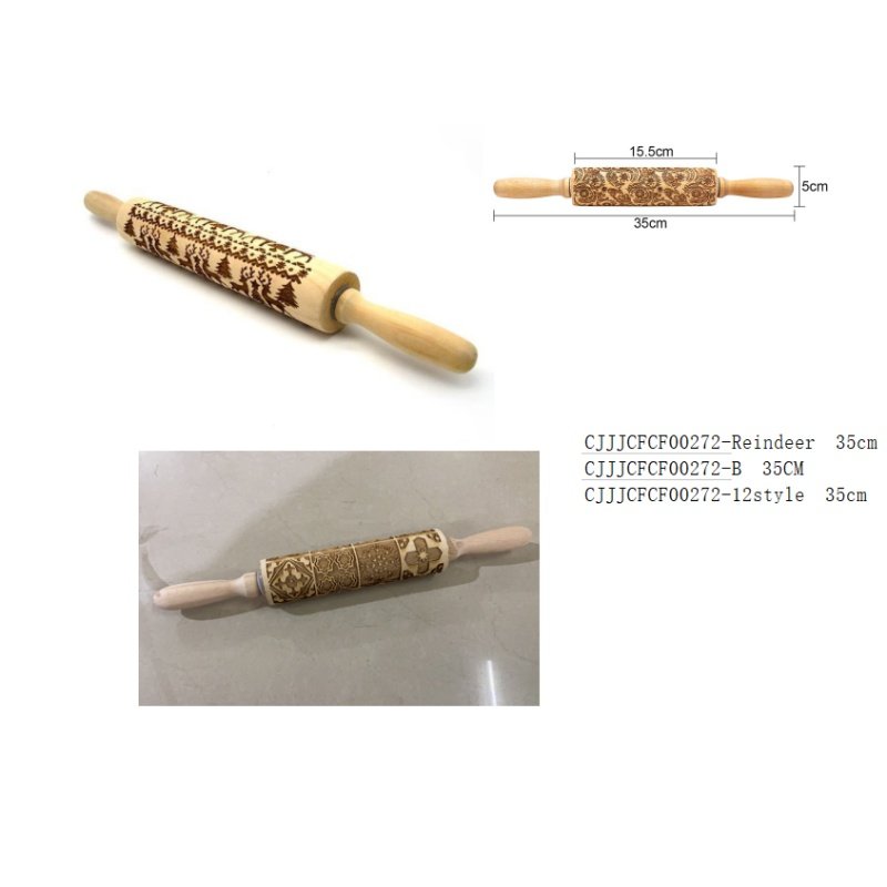 Rolling Pin Christmas Embossing