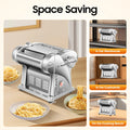 Electric Noodle Maker 135W Stainless Steel With 8-Speed Thickness Control