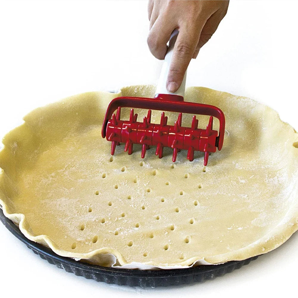 Pizza Dough Docker and Roller Set | Pastry Pizza Pie Rolling Pin Baking Tools