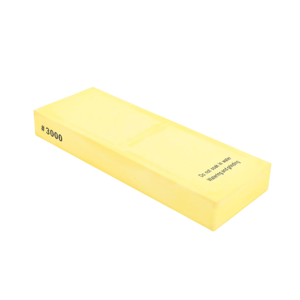 Sharpening Stone Yellow 3000 Grit Professional Whetstone With Anti Slip Base For Kitchen Cutters Scissors