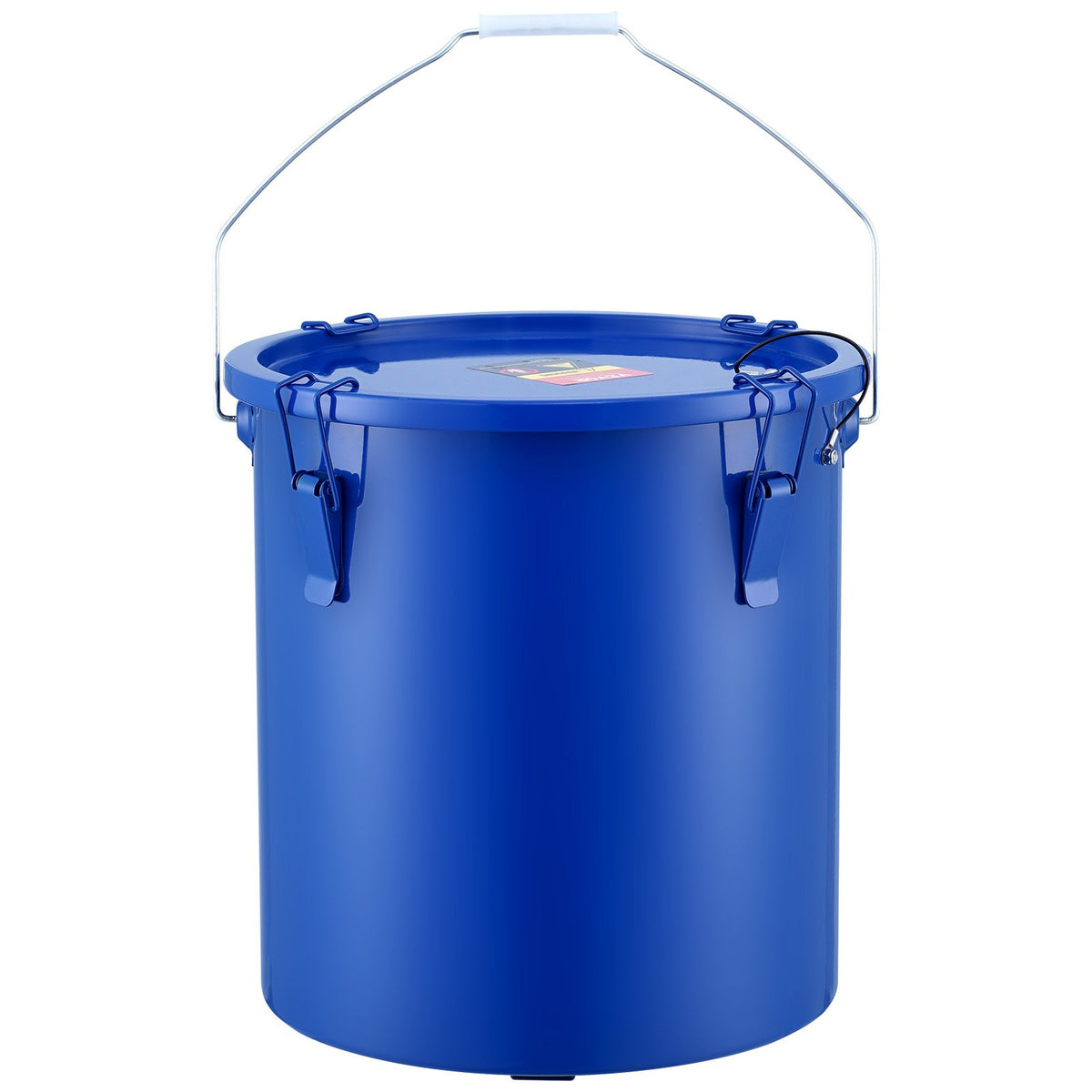 Fryer Grease Bucket, 6 Gal Oil Disposal Caddy Carbon Steel Fryer Oil Bucket With Rust-Proof Coating, Oil Transport Container With Lid, Lock Clips