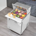 Commercial Refrigerator 28' Sandwich Salad Prep Table 1 Door With 12 Pans