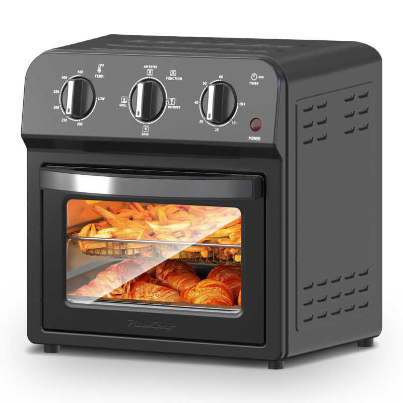 Family Size Air Fryer Toaster Oven Combo,13QT,Hot Air Circulation For Healthy Oil-Free Cooking, Multifunctional Convection Contertop Oven, Adjust