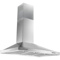 Range Hood 36 Inch;  Wall Mount Vent Hood In Stainless Steel With Ducted/Ductless Convertible Duct;  3 Speed Exhaust Fan;  Energy Saving LED Ligh