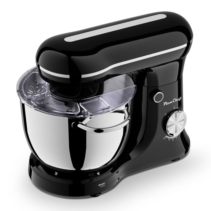 6QT Electric Stand Mixer, 10 Speed, Tilt-Head, Dough Mixer With Dishwasher Safe Stainless Steel Bowl, Flat Beater, Whisk For Baking, For Family K