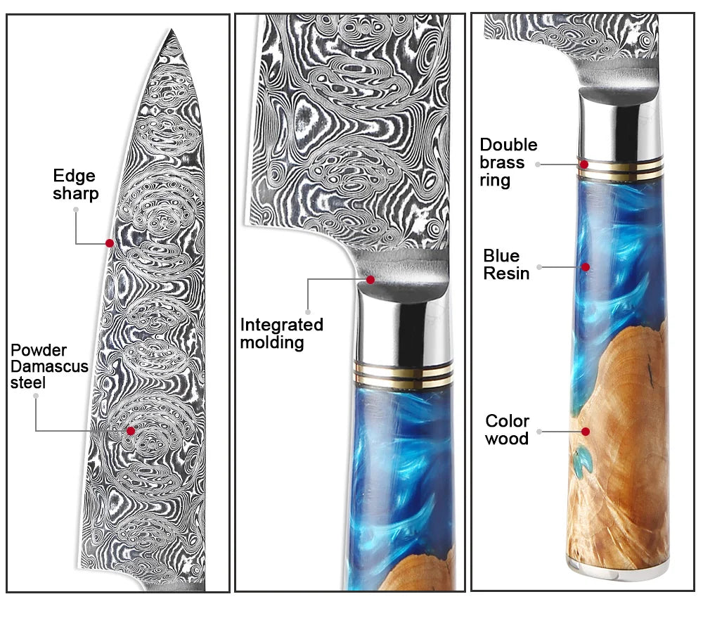 Pattern Kitchen Knife
