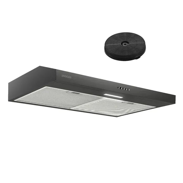 Stainless Steel Under Cabinet Range Hood Vent Cooking 230 CFM Kitchen 3 Speed Cooker Hood