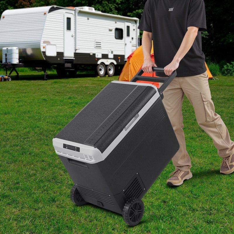 12 Volt Car Refrigerator Portable Freezer 63.4QT Electric Cooler For Camping
