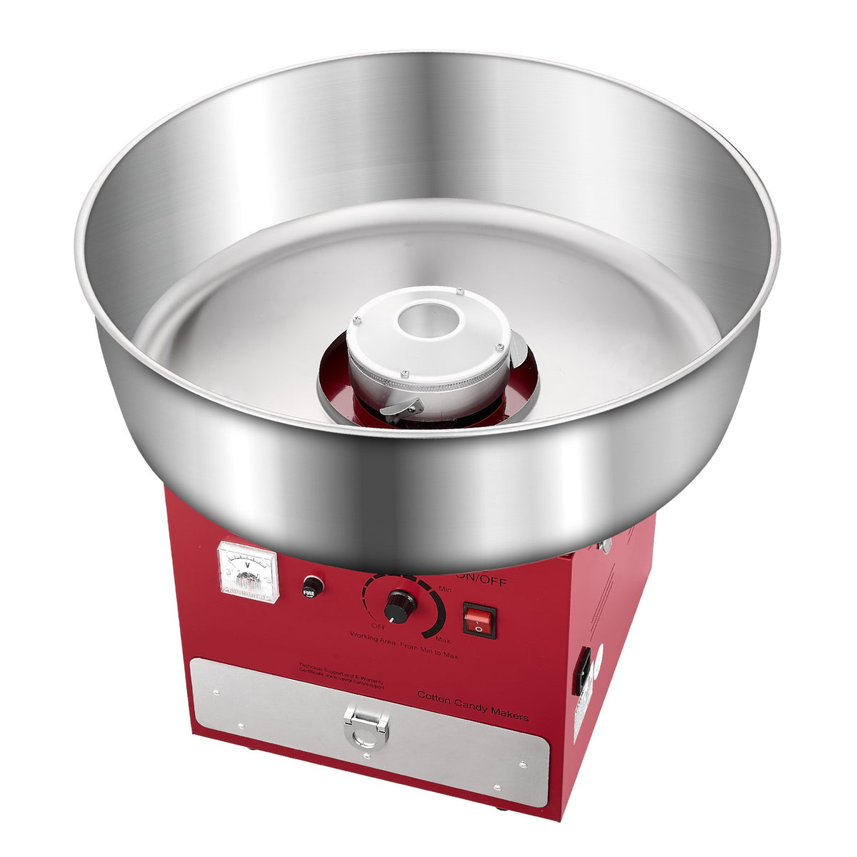 Commercial Cotton Candy Machine Sugar Floss Maker 1000W For Party Home Red