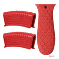 1 Set Of 3pcs,Silicone Hot Handle Holder, Heat Resistant Potholder Cookware Handle Cast Iron Skillets Handles Grip Covers For Cast Iron Skillet