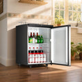 Beer Kegerator With CO2 Tank Dual-Tap Beer Dispenser 162L Refrigerator