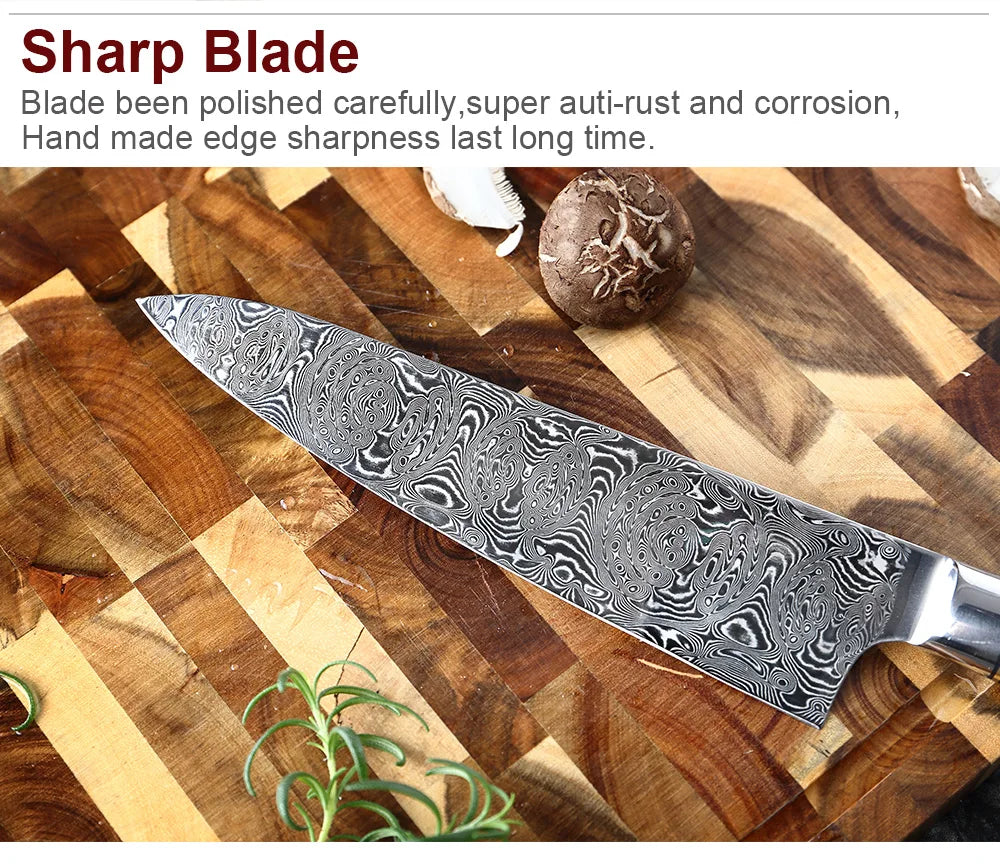 Pattern Kitchen Knife