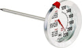 Escali AH1 Stainless Steel Oven Safe Meat Thermometer; Extra Large 2.5-inches Dial; Temperature Labeled for Beef; Poultry; Pork; and Veal Silver