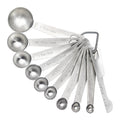 Measuring Spoons: U-Taste 18/8 Stainless Steel Measuring Spoons Set of 9 Piece: 1/16 tsp;  1/8 tsp;  1/4 tsp;  1/3 tsp;  1/2 tsp;  3/4 tsp;  1 ts