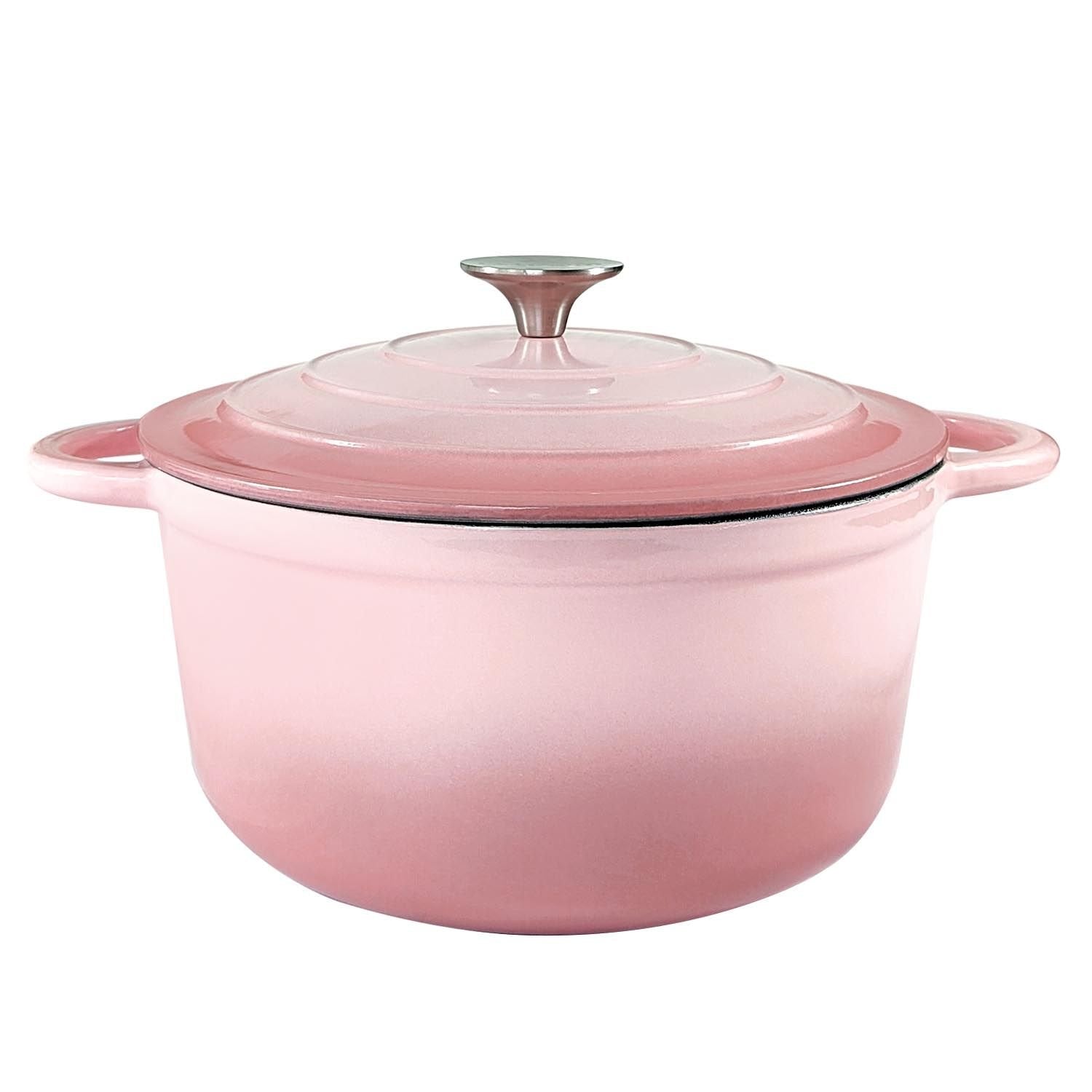 Dutch Oven,Dutch Oven Pot with Lid,3 QT Enamel Dutch Ovens with Dual Handles,Cast Iron Pot for Braiser,Cooking,Gifts for Family