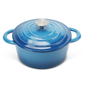 Dutch Oven,Dutch Oven Pot with Lid,5 QT Enamel Dutch Ovens with Dual Handles,Cast Iron Pot for Braiser,Cooking,Gifts for Family