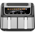 Double-basket Air Fryer, With A 9.5-liter Large Capacity, Independent Temperature Control, And 10 Preset Modes