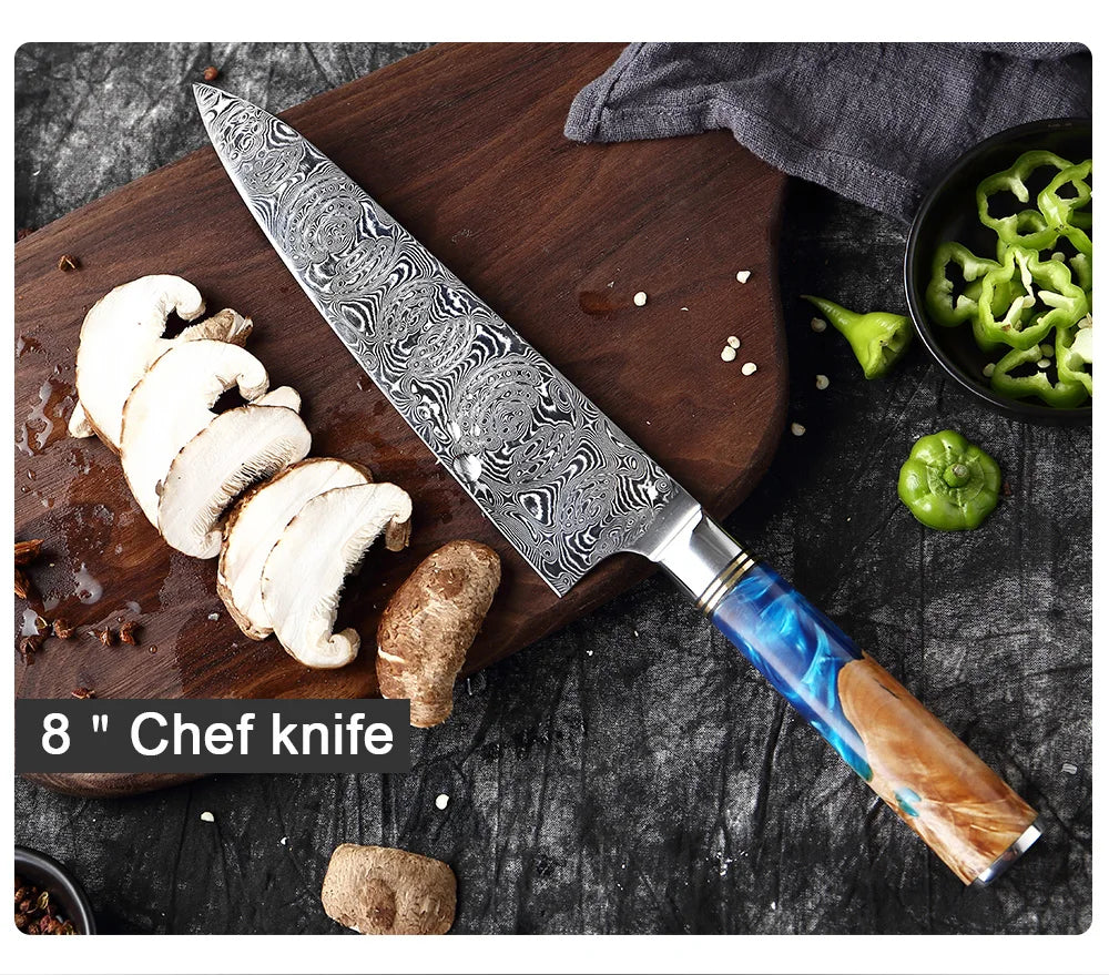 Pattern Kitchen Knife