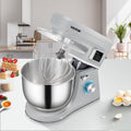 Stand Mixer, 660W Electric Dough Mixer With 6 Speeds LCD Screen Timing, Tilt-Head Food Mixer With 7.4 Qt Stainless Steel Bowl, Dough Hook, Flat B