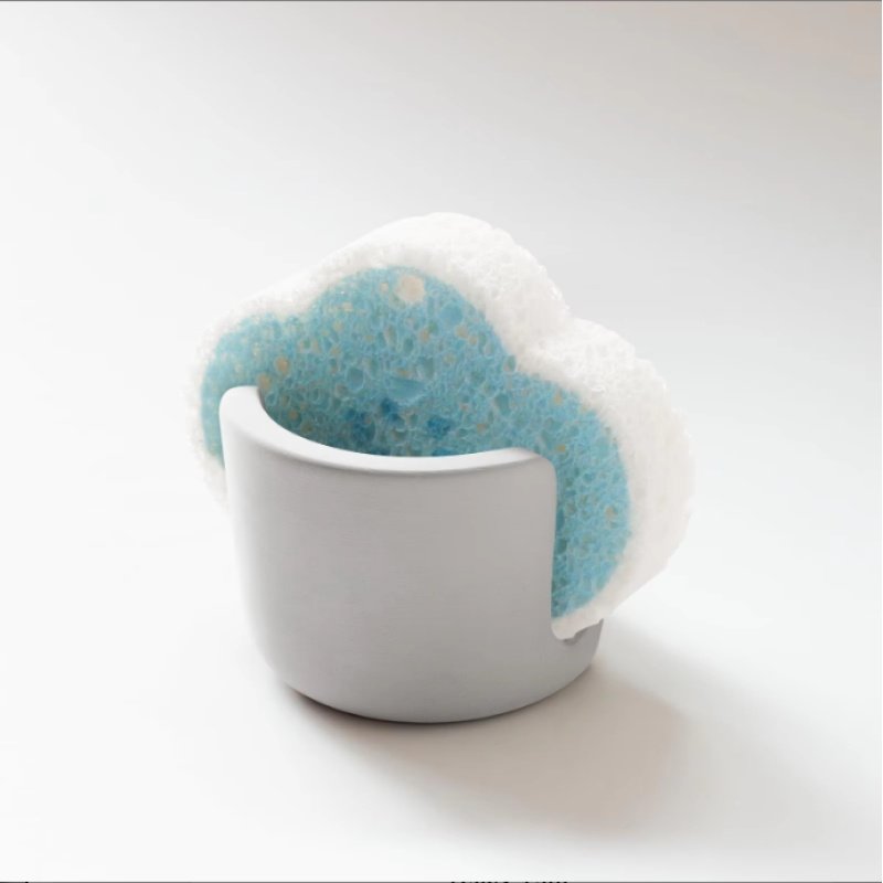 Diatom Mud Sponge Rack Kitchen & Bathroom Sink Caddy For Sponges Scrubbers