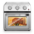 13QT Air Fryer Toaster Oven, Healthy Oil-Free Cooking, Multifunctional Convection Contertop Oven, Adjustable Time, Temp Control, Stainless Steel,