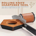 Rolling Knife Sharpener Kit 5 Magnetic Angles 12 Degrees, 15 Degrees, 17 Degrees, 19 Degrees, 22 Degrees. Professional Rolling Knife Sharpening T