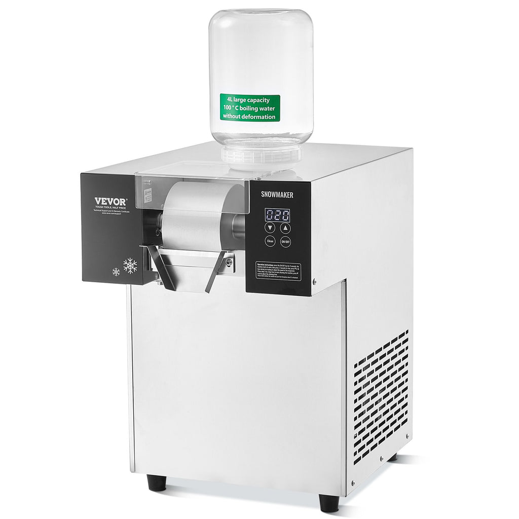 Commercial Snowflake Ice Machine 397LBS/24H Stainless Steel For Ice Cream