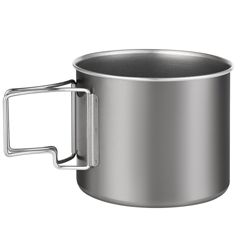 Uncoated Titanium Cup Pure Titanium Outdoor 800ml 29oz Cup For Camping