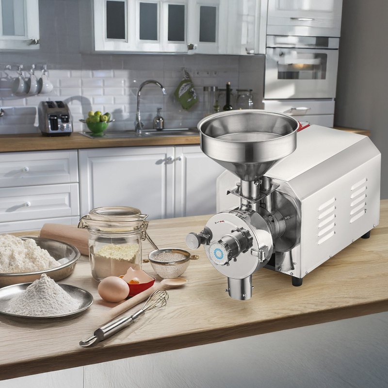 Grain Grind Mill Grain Grinding Machine 2200W Food Processing Machinery