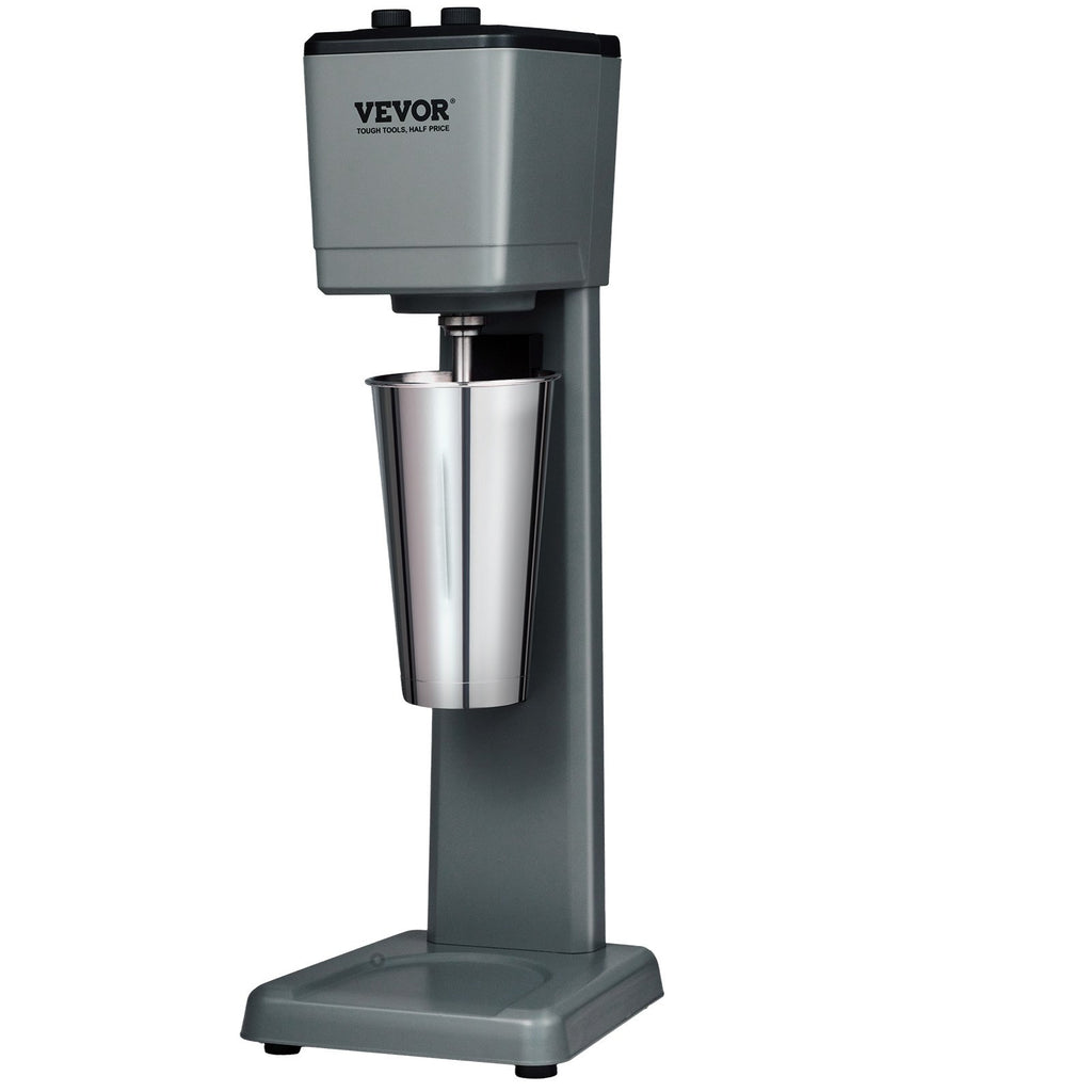 Milkshake Maker Machine, 375W Commercial Milk Shake Maker Mixer, Single Head Drink Mixer Blender Machine, 3-Speed Milkshake Blender With 27.7oz S