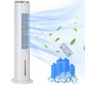 42" 3-In-1 Evaporative Air Cooler with Water Tank, Ice Cooling Fan with Humidifier, 52° Oscillating Portable Swamp Cooler for Home Office, 3 Mod