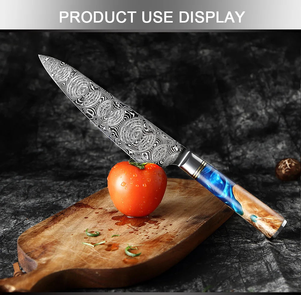 Pattern Kitchen Knife