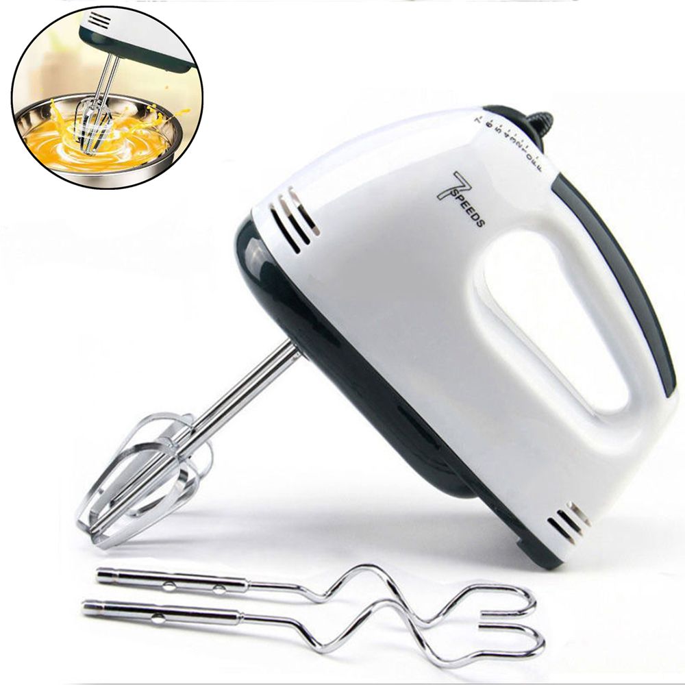 Multifunctional 7 Speed Mini Mixer Electric Food Blender Handheld Mixer Egg Beater Automatic Cream Food Cake Baking Dough Mixer