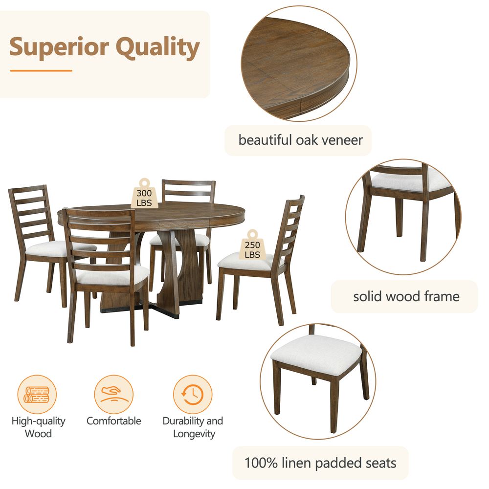 5 Piece Dining Table Set