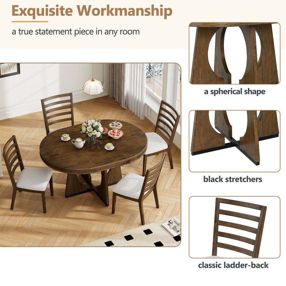 5 Piece Dining Table Set