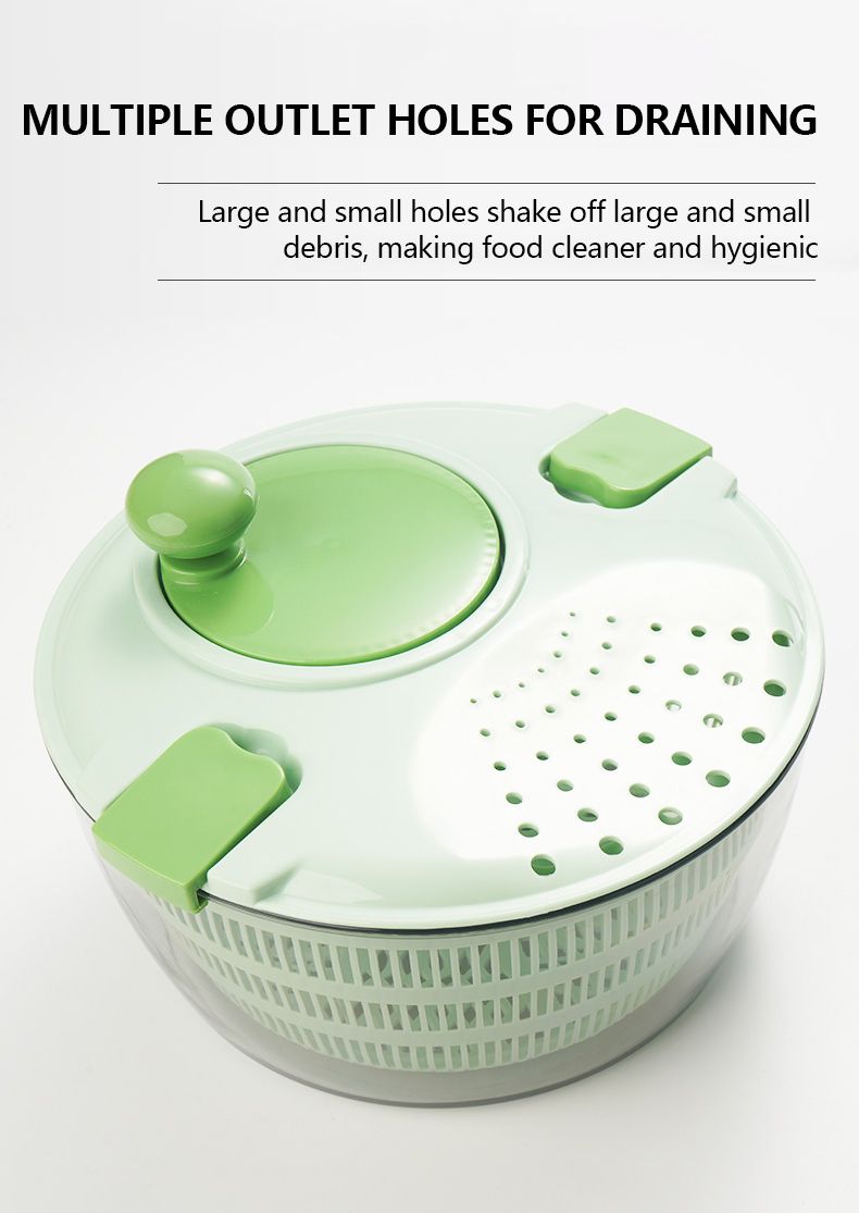 Vegetable Fruit Dehydrator Salad Useful Multifunctional Household Quickly Dryer Basket Shake Plastic Kitchen Tool Spinner