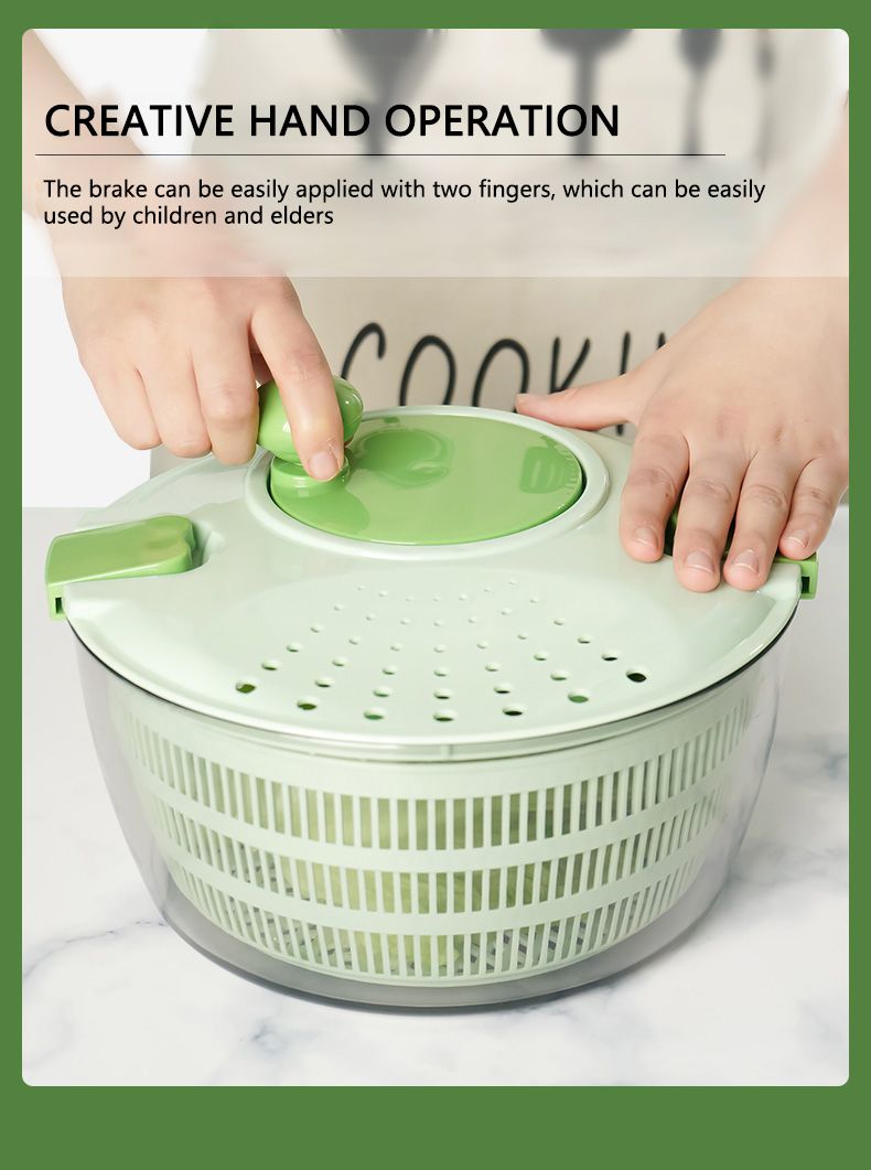 Vegetable Fruit Dehydrator Salad Useful Multifunctional Household Quickly Dryer Basket Shake Plastic Kitchen Tool Spinner