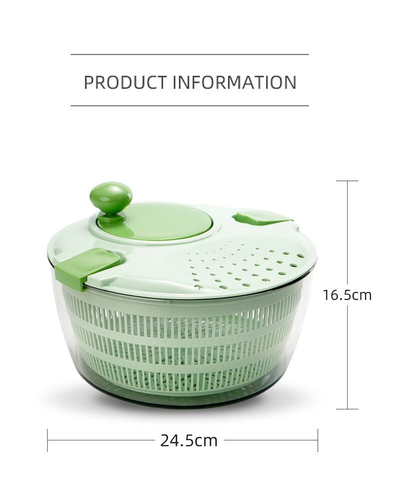 Vegetable Fruit Dehydrator Salad Useful Multifunctional Household Quickly Dryer Basket Shake Plastic Kitchen Tool Spinner