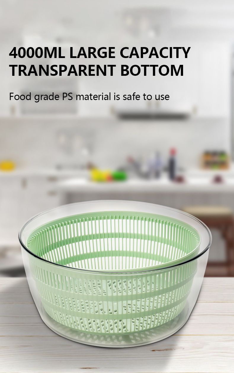 Vegetable Fruit Dehydrator Salad Useful Multifunctional Household Quickly Dryer Basket Shake Plastic Kitchen Tool Spinner