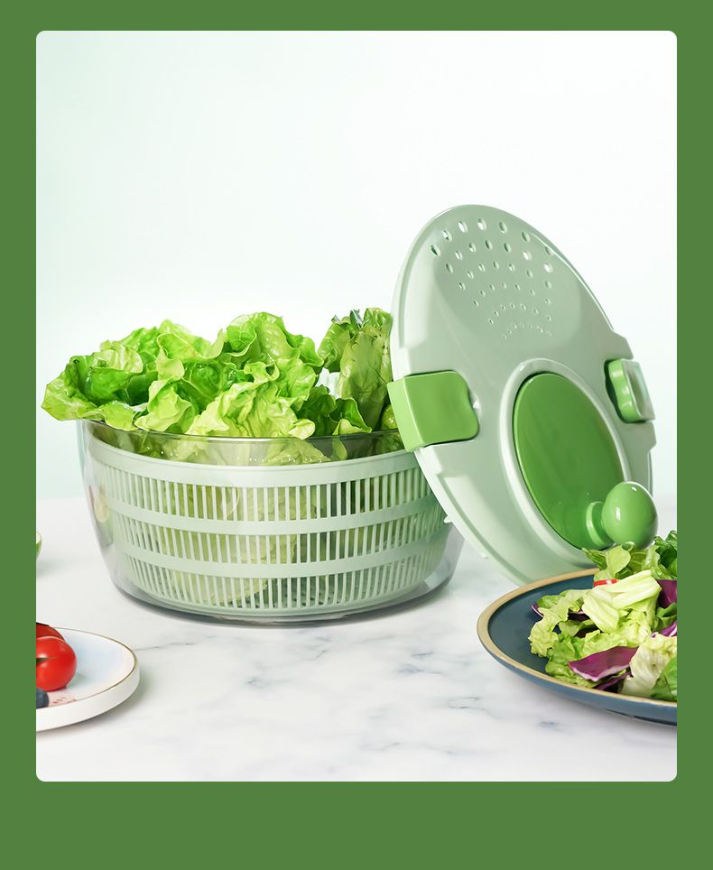 Vegetable Fruit Dehydrator Salad Useful Multifunctional Household Quickly Dryer Basket Shake Plastic Kitchen Tool Spinner