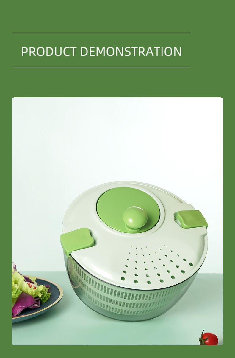 Vegetable Fruit Dehydrator Salad Useful Multifunctional Household Quickly Dryer Basket Shake Plastic Kitchen Tool Spinner