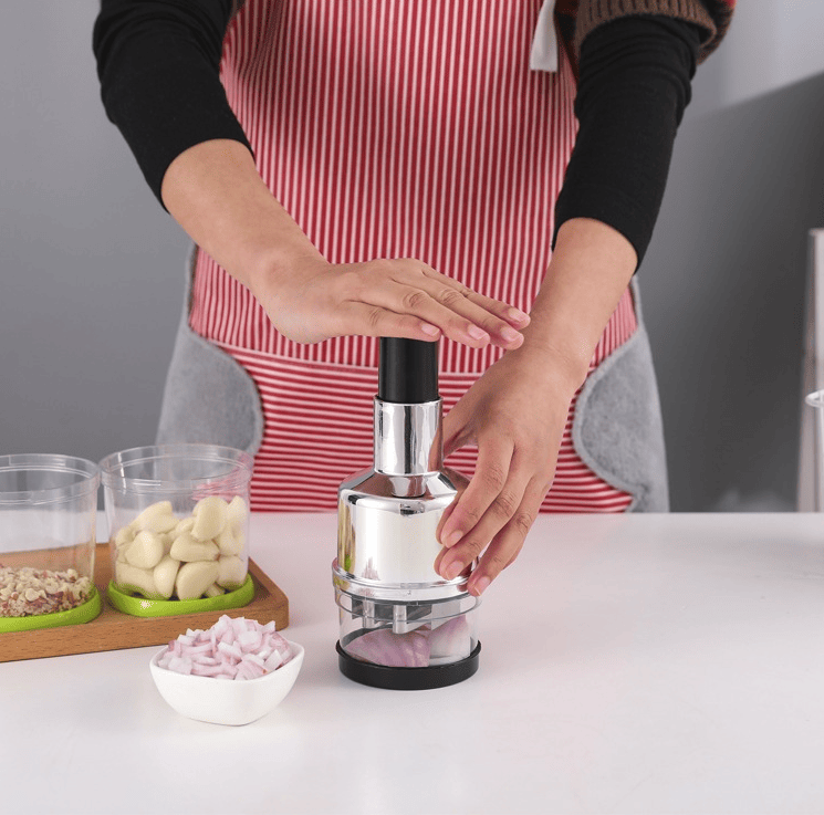 Vegetable Fruit Salad Onion Garlic Food Hand Chopper Cutter Slicer Peeler Dicer