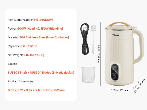 6-in-1 Nut Milk Maker