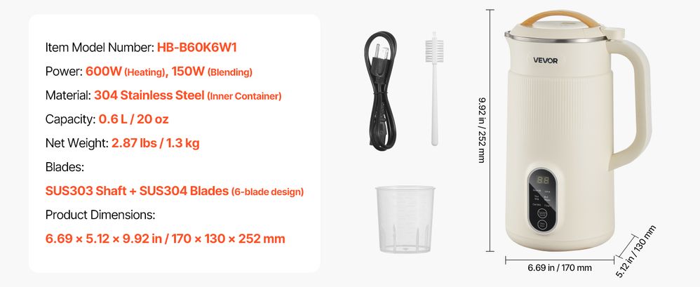 6-in-1 Nut Milk Maker
