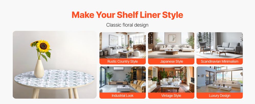 PVC Drawer &amp; Shelf Liner