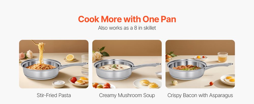 Detachable Nonstick Egg Poacher Pan